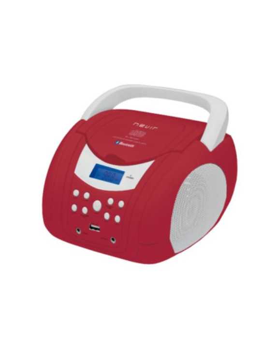 Radio CD NVR483UB Bluetooth Rojo Blanco NEVIR