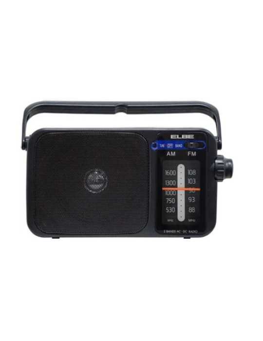 Radio Portátil RF942 Analógica Negro ELBE