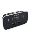 Radio Reloj CRU-19BK Despertador Negro AIWA