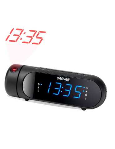 Radio Reloj CPR-700 Despertador Negro DENVER