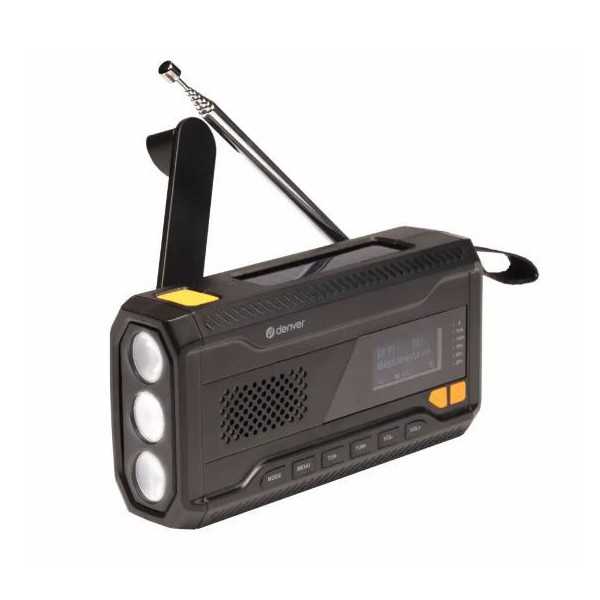Radio Solar SCD2033 FM Dab+ Negra DENVER