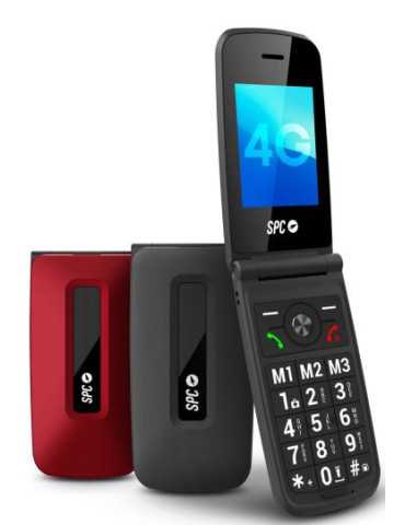 Teléfono Móvil Senior Titan 2 4G 2342R Rojo SPC