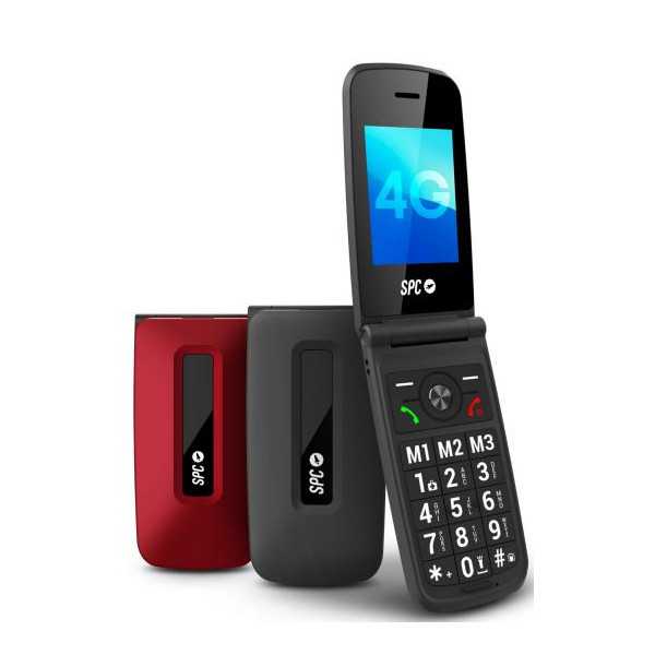 Teléfono Móvil Senior Titan 2 4G 2342R Rojo SPC
