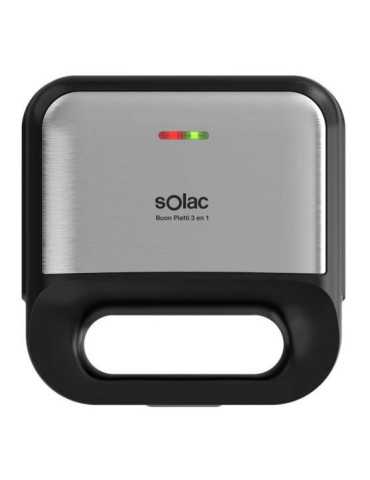 Sandwichera SD5060 Buon Piatti 3EN1 Inox SOLAC