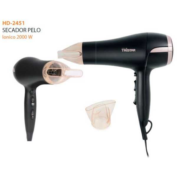 Secapelos HD2451 DC Iónico 2000W TRISTAR