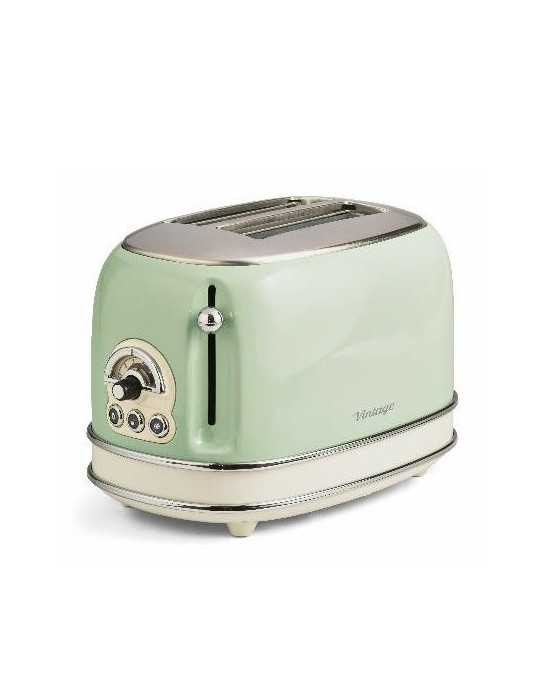 Tostador 155/14 2 Ranuras 810W Verde Vintage ARIETE
