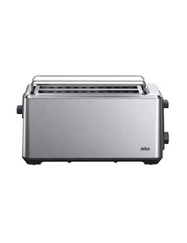Tostador HT5220BK 1470W 2 Ranuras Inox&Black BRAUN
