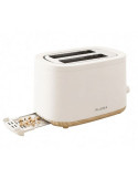 Tostador 981FL 2 Ranuras 1050W Blanco Madera FLAMA