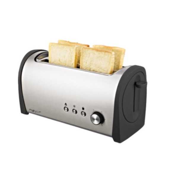 Tostador NVR9831TI 2 Ranuras Inox 1400W NEVIR