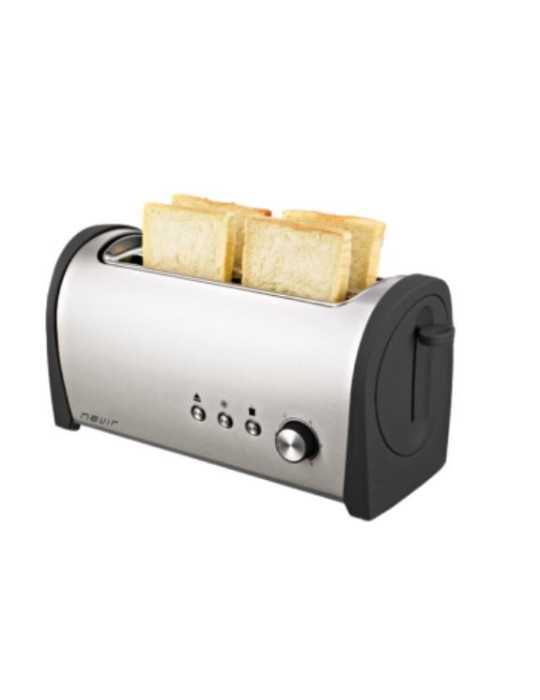Tostador NVR9831TI 2 Ranuras Inox 1400W NEVIR