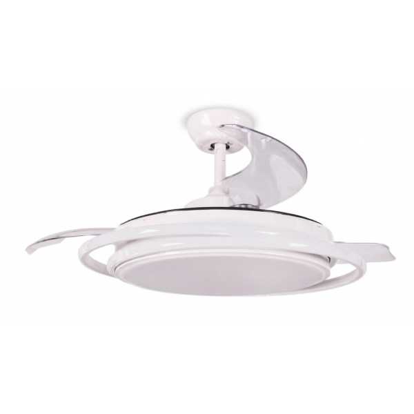 Ventilador Techo VR-1300 107CM 99W Aspas Retractiles Blanco FM