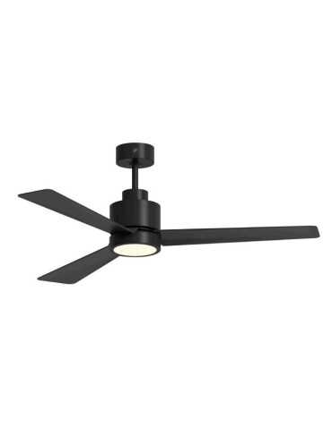 Ventilador Techo HTD130DC 130CM 40W 8.58M3/ Negro S&P