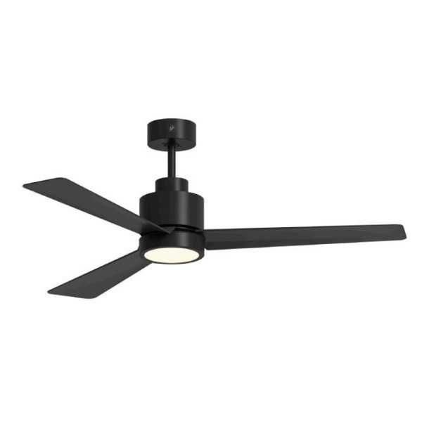 Ventilador Techo HTD130DC 130CM 40W 8.58M3/ Negro S&P