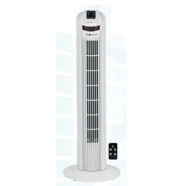 Ventilador Torre NVR-TR29RW 75CM 50W C/Mando NEVIR