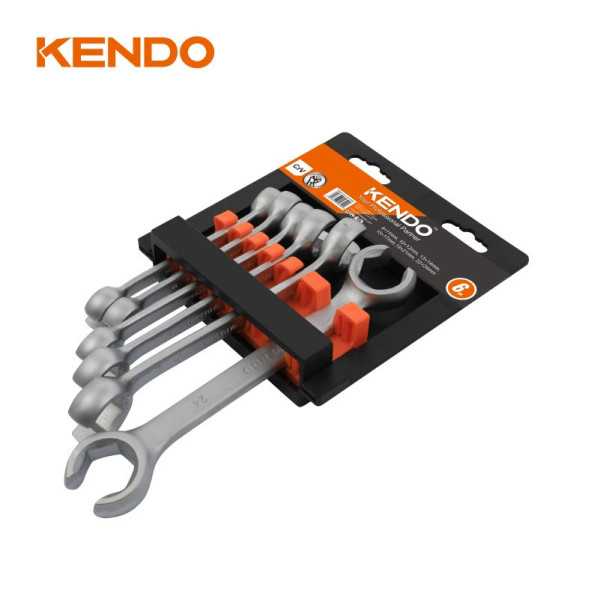 Juego Llaves Doble Boca para Racores Cr-V 6 Piezas 15340 KENDO