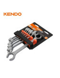 Juego Llaves Doble Boca para Racores Cr-V 6 Piezas 15340 KENDO
