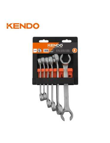 Juego Llaves Doble Boca para Racores Cr-V 6 Piezas 15340 KENDO 2