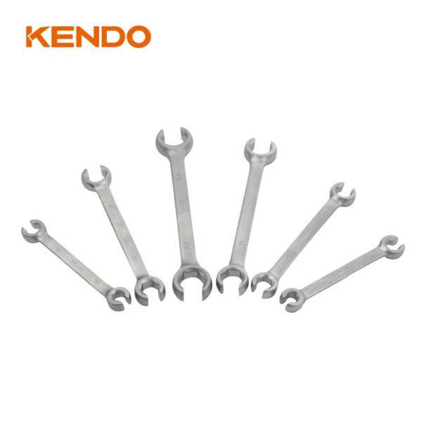 Juego Llaves Doble Boca para Racores Cr-V 6 Piezas 15340 KENDO