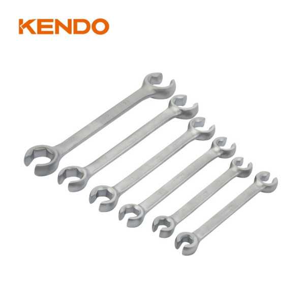 Juego Llaves Doble Boca para Racores Cr-V 6 Piezas 15340 KENDO