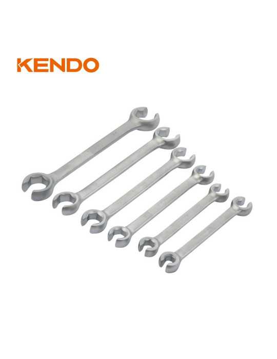 Juego Llaves Doble Boca para Racores Cr-V 6 Piezas 15340 KENDO