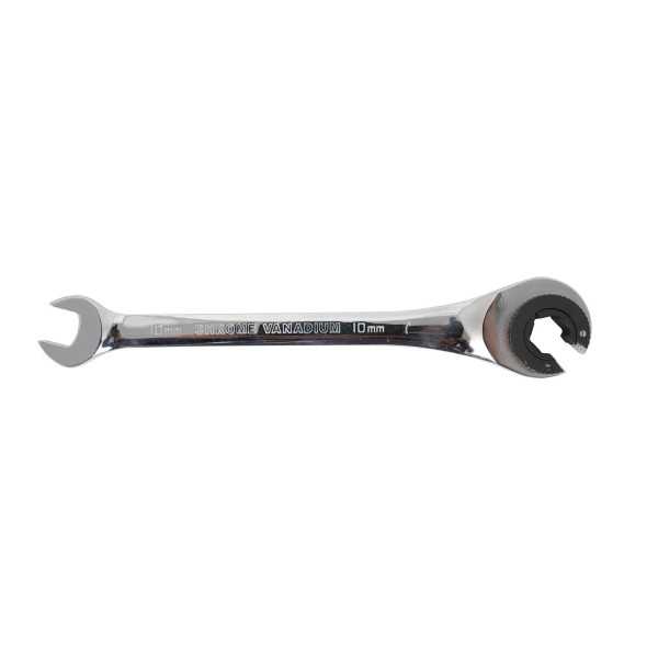 Juego Llave Fija + Llave Carraca para Tuercas Abocardadas Cr-V 4 Piezas 15380 KENDO