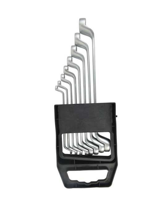 Juego Llaves Boca Estrella Acodada Cr-V 8 Piezas 15845 KENDO