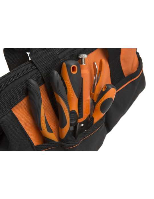 Bolsa Herramientas Impermeable Nylon Oxford Base Rígida 42cm 90134 KENDO