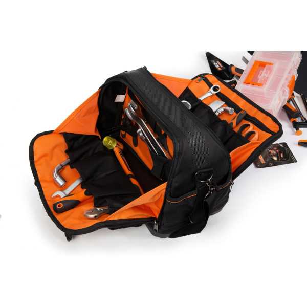 Bolsa Herramientas Impermeable Nylon Oxford Base Rígida 42cm 90134 KENDO