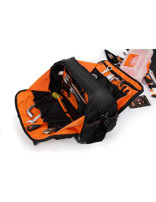 Bolsa Herramientas Impermeable Nylon Oxford Base Rígida 42cm 90134 KENDO