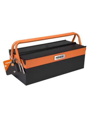 Caja Herramientas Metálica Voladiza 3 Bandejas 46cm 90200 KENDO 2