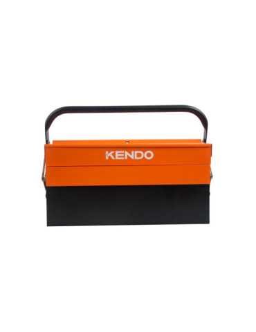 Caja Herramientas Metálica Voladiza 5 Bandejas con 81 Herramientas 90213 KENDO