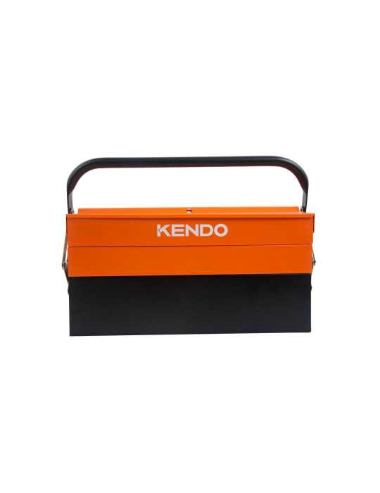 Caja Herramientas Metálica Voladiza 5 Bandejas con 81 Herramientas 90213 KENDO