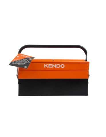 Caja Herramientas Metálica Voladiza 5 Bandejas con 81 Herramientas 90213 KENDO 2