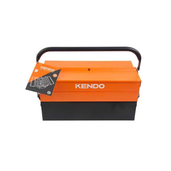 Caja Herramientas Metálica Voladiza 5 Bandejas con 81 Herramientas 90213 KENDO