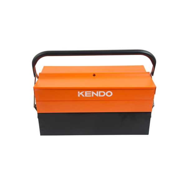 Caja Herramientas Metálica Voladiza 5 Bandejas con 81 Herramientas 90213 KENDO