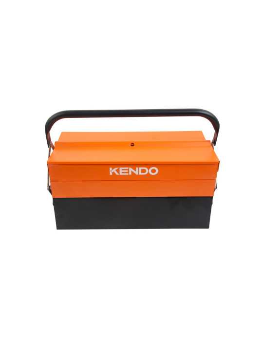 Caja Herramientas Metálica Voladiza 5 Bandejas con 81 Herramientas 90213 KENDO