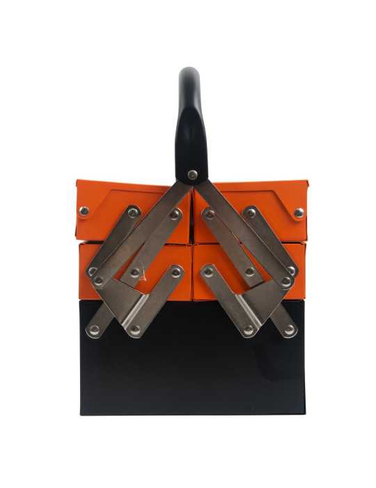 Caja Herramientas Metálica Voladiza 5 Bandejas con 81 Herramientas 90213 KENDO