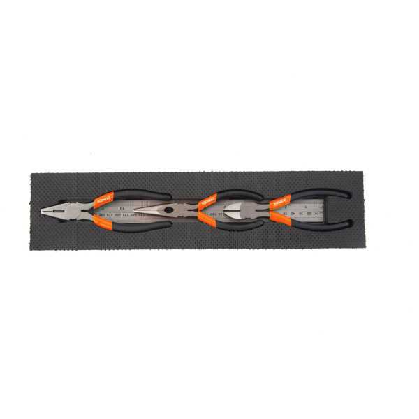 Caja Herramientas Metálica Voladiza 5 Bandejas con 81 Herramientas 90213 KENDO