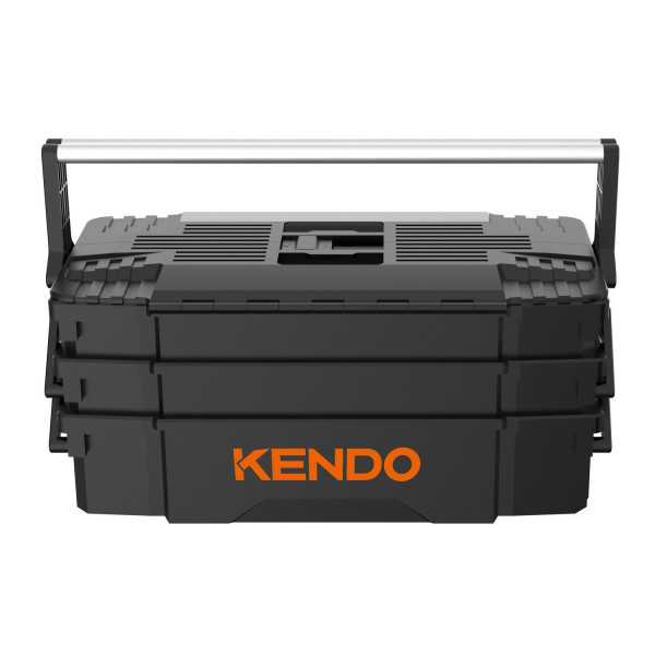 Caja Herramientas Voladiza PP 5 Bandejas con Compartimentos 90275 KENDO