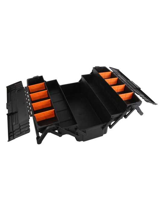 Caja Herramientas Voladiza PP 5 Bandejas con Compartimentos 90275 KENDO