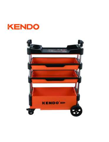 Carro de Herramientas Plegable 3 Cajones + Encimera 90333 KENDO