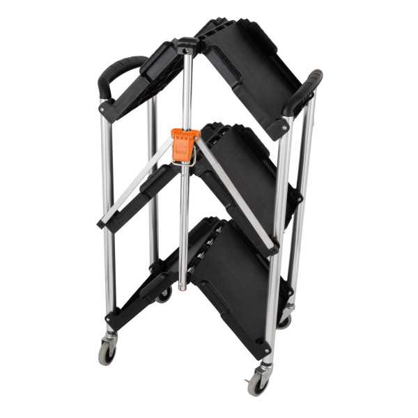 Carro Plegable Multiusos con Ruedas 3 Bandejas 90339 KENDO