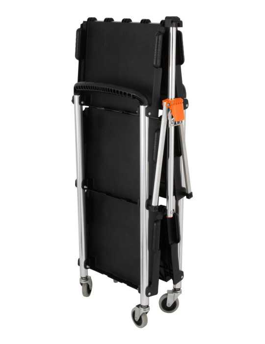 Carro Plegable Multiusos con Ruedas 3 Bandejas 90339 KENDO