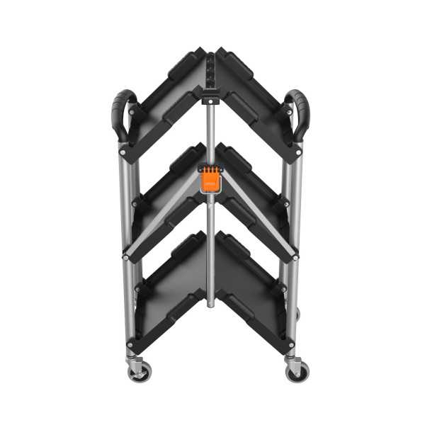 Carro Plegable Multiusos con Ruedas 3 Bandejas 90339 KENDO