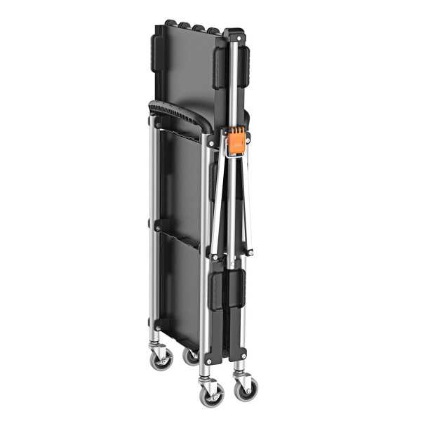 Carro Plegable Multiusos con Ruedas 3 Bandejas 90339 KENDO