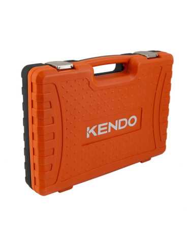 Juego Vasos + Carracas 1/2", 3/8" y 1/4" 216 Piezas 90594 KENDO 2
