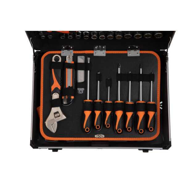 Maletín Aluminio con Herramientas 124 Piezas 90702 KENDO