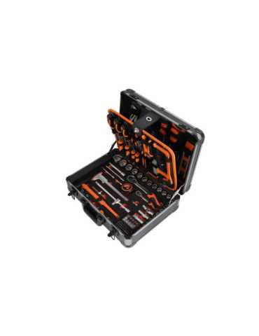 Maleta Trolley Aluminio con Herramientas 161 Piezas 90703 KENDO 2