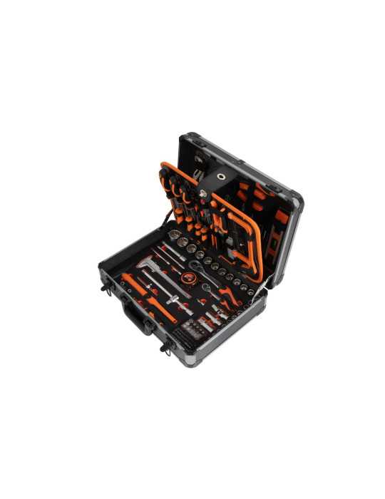 Maleta Trolley Aluminio con Herramientas 161 Piezas 90703 KENDO