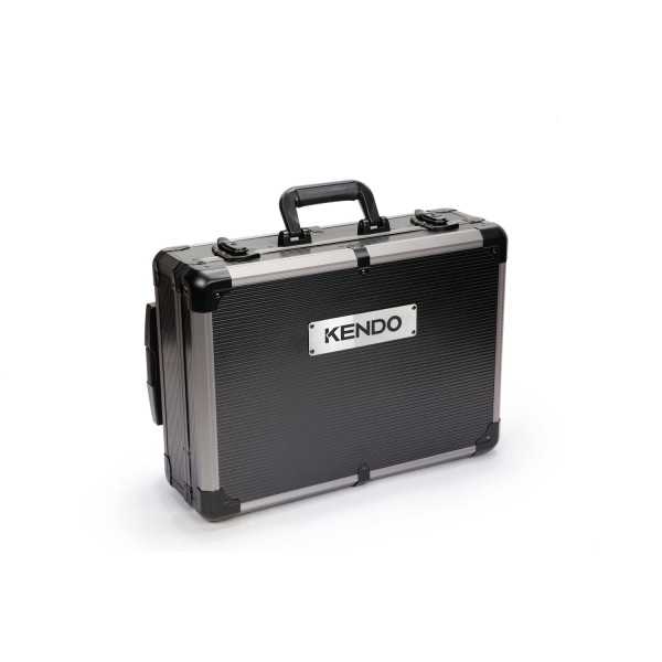 Maleta Trolley Aluminio con Herramientas 161 Piezas 90703 KENDO